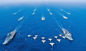 中国双航母首会西太，南海终究还是太小，摆不开海军的磅礴气势